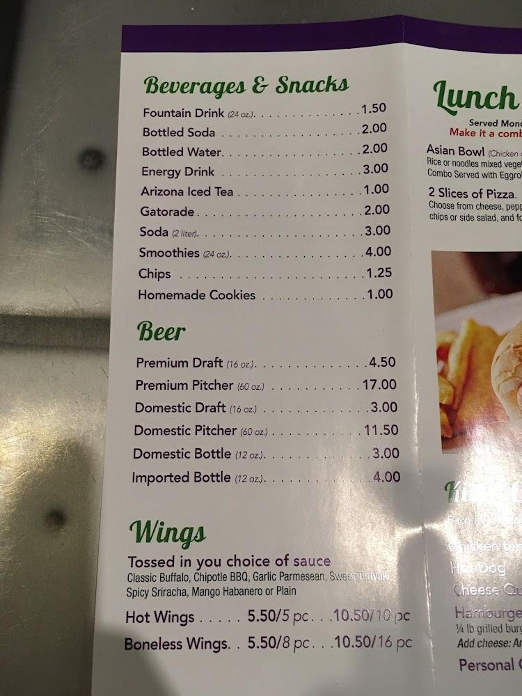 Desert Lanes & Kingpin Pizzeria Cafe Menu image 4